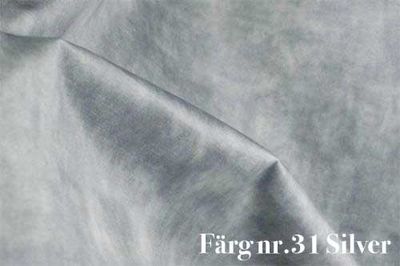 Sammet tyg antiklook - silver - Glam nr.13
