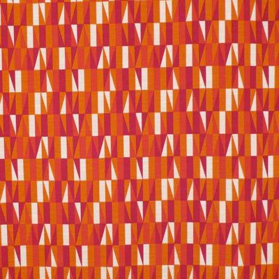 Gardintyg - Sven Markelius - Prisma röd/orange