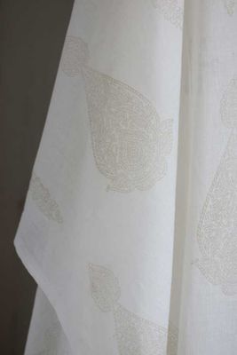 Stuvbit 1,2 meter voile - Pendel beige - 150 cm bred