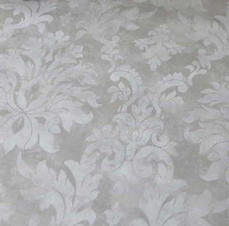 Vaxduk - Gustaviansk stil - gråbeige