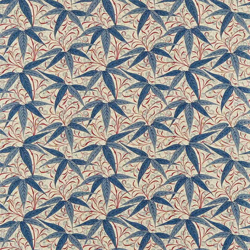 Möbeltyg - William Morris Bamboo indigo/woad