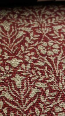Möbeltyg - William Morris - Bellflowers Weave - russet