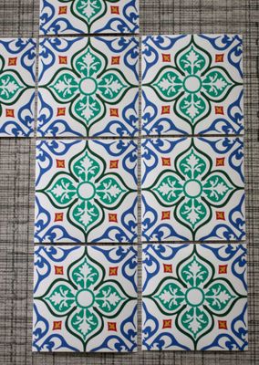 Kakeldekor 10x10 cm Zagora 2020-01 20st.