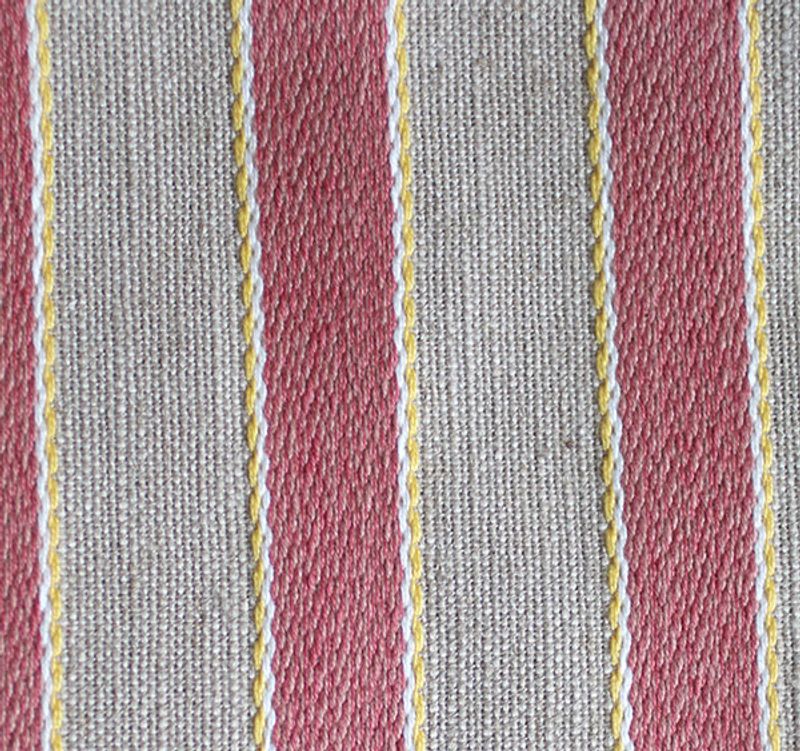 Möbeltyg med rosa ränder - Magnus nr.30
