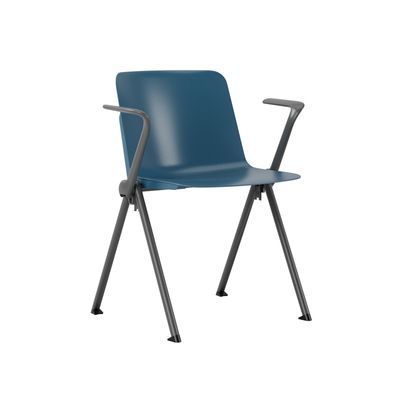 Vittoria med armstöd - Stapelbar stol i snygg design