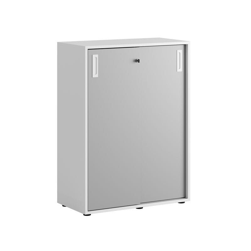 Skjutdörrskåp 80x40x107,5cm - grå