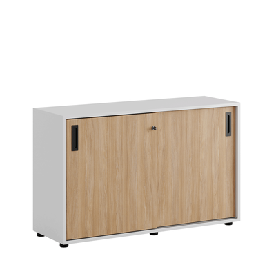 Skjutdörrskåp 120x40x72cm - ek