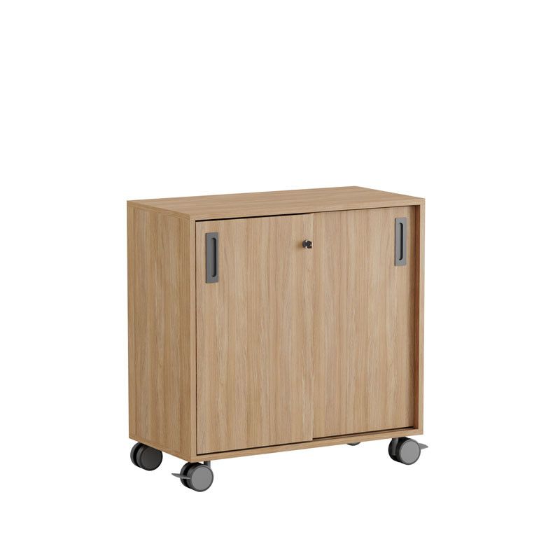 Skjutdörrskåp 80x40x72cm - Urban oak stomme/urban oak dörrar