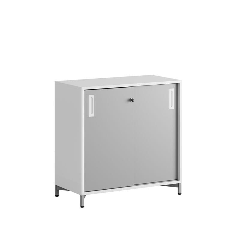 Skjutdörrskåp 80x40x72cm - grå