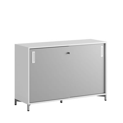 Skjutdörrskåp 120x40x72cm - grå