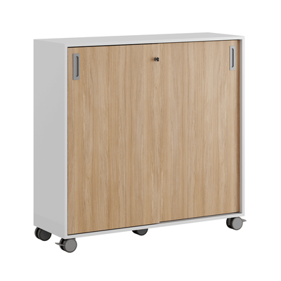 Skjutdörrskåp 120x40x107,5cm - Ek