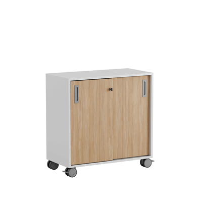 Skjutdörrskåp 80x40x72cm - ek