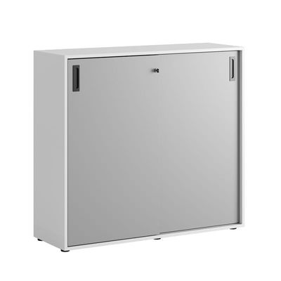 Skjutdörrskåp 120x40x107,5cm - grå