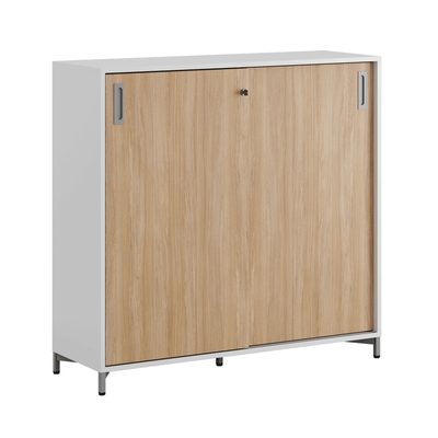 Skjutdörrskåp 120x40x107,5cm - Ek