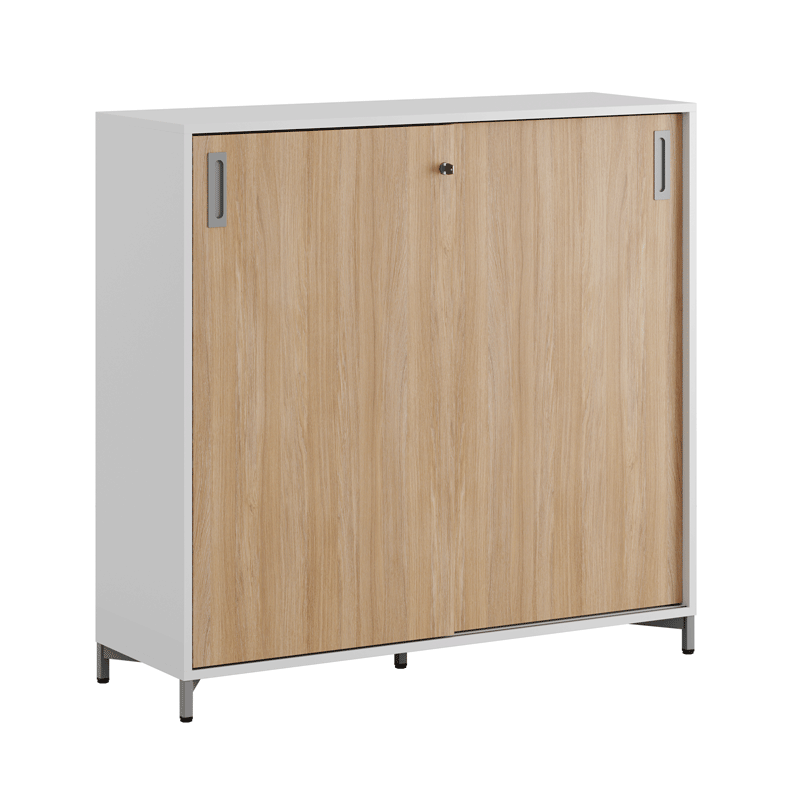 Skjutdörrskåp 120x40x107,5cm - Ek