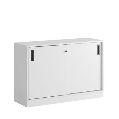 Skjutdörrskåp 120x40x72cm - vit