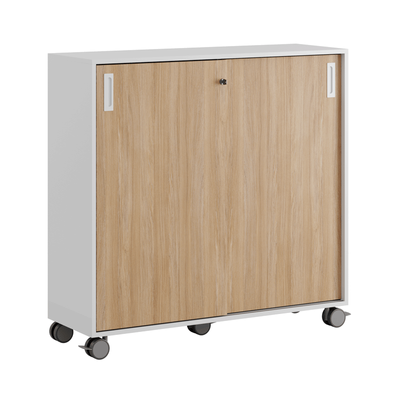 Skjutdörrskåp 120x40x107,5cm - Ek