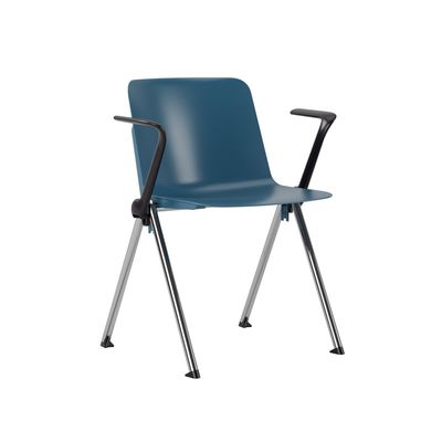 Vittoria med armstöd - Stapelbar stol i snygg design