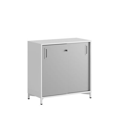 Skjutdörrskåp 80x40x72cm - grå