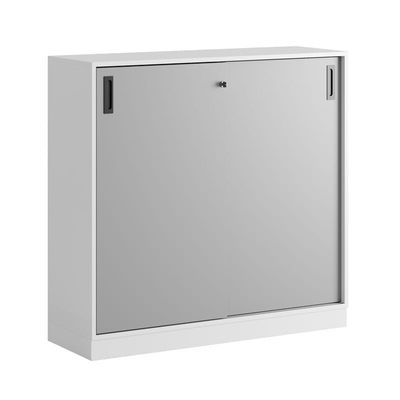 Skjutdörrskåp 120x40x107,5cm - grå