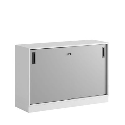 Skjutdörrskåp 120x40x72cm - grå