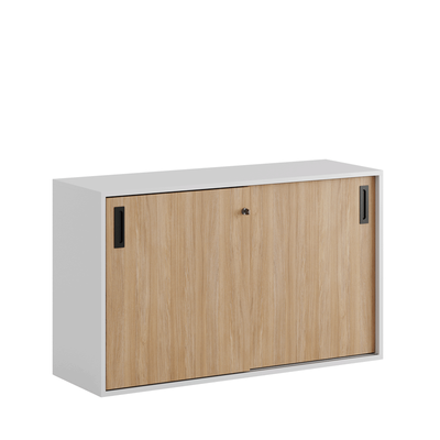 Skjutdörrskåp 120x40x72cm - ek