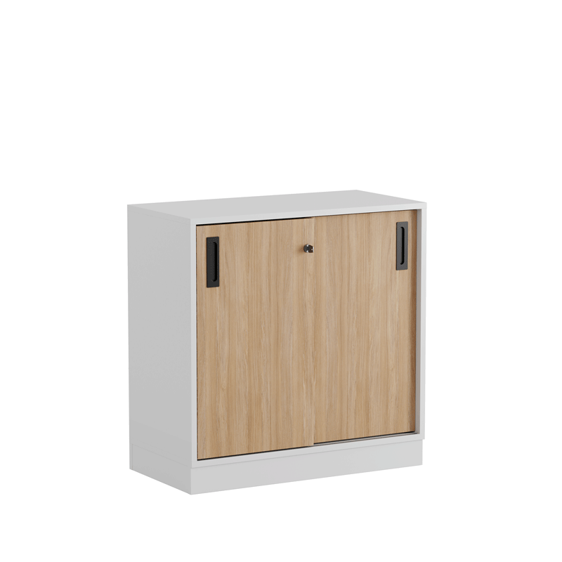 Skjutdörrskåp 80x40x72cm - ek