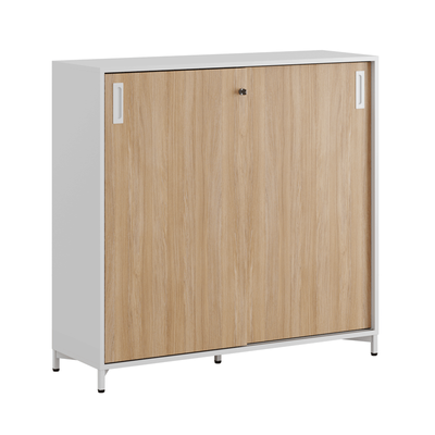 Skjutdörrskåp 120x40x107,5cm - Ek