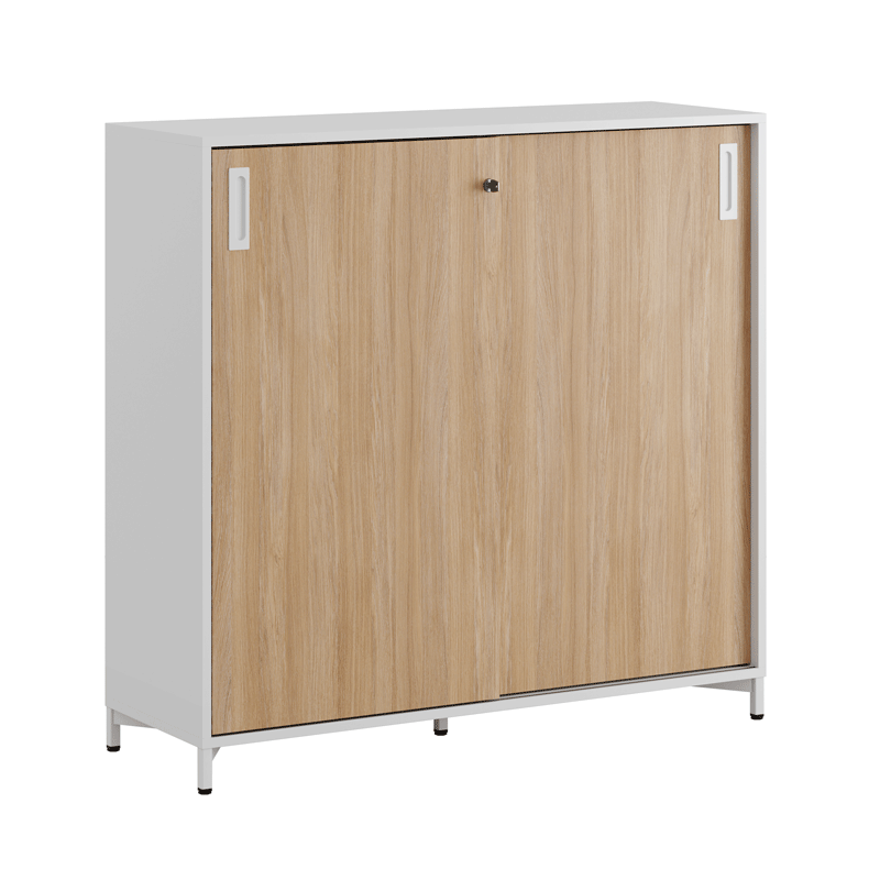 Skjutdörrskåp 120x40x107,5cm - Ek