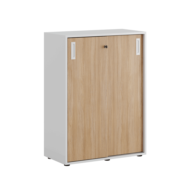 Skjutdörrskåp 80x40x107,5cm - ek