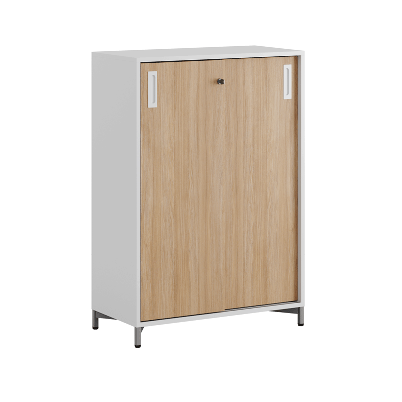 Skjutdörrskåp 80x40x107,5cm - ek