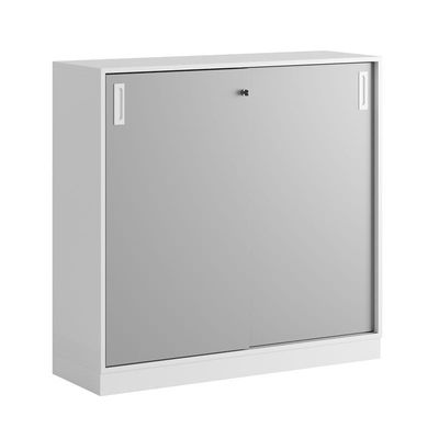 Skjutdörrskåp 120x40x107,5cm - grå