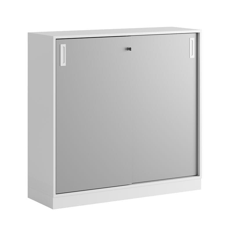 Skjutdörrskåp 120x40x107,5cm - grå