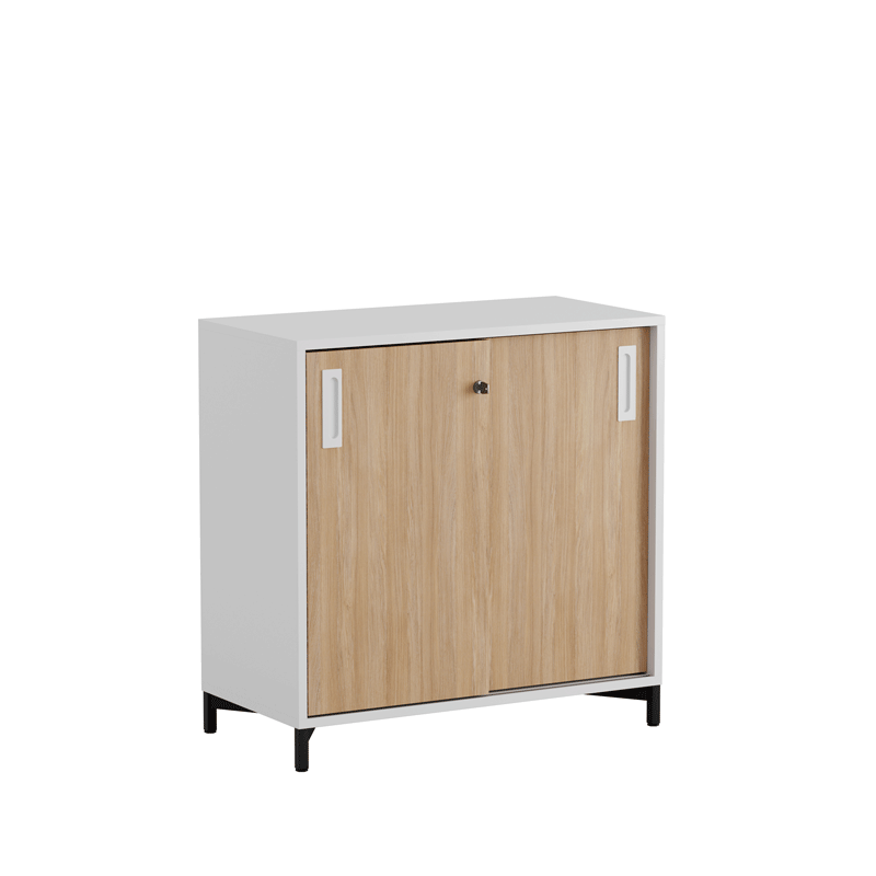 Skjutdörrskåp 80x40x72cm - ek