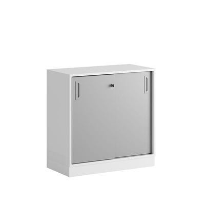 Skjutdörrskåp 80x40x72cm - grå
