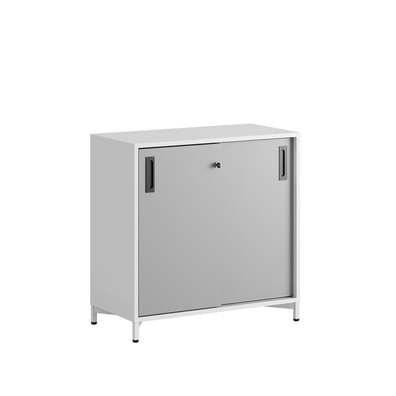 Skjutdörrskåp 80x40x72cm - grå