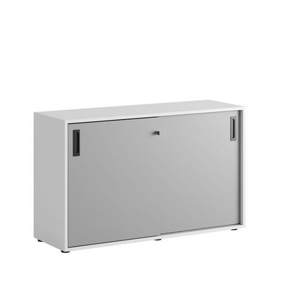 Skjutdörrskåp 120x40x72cm - grå