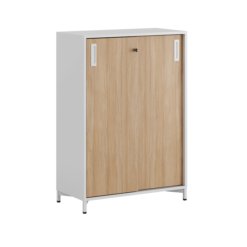 Skjutdörrskåp 80x40x107,5cm - ek