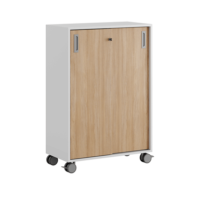 Skjutdörrskåp 80x40x107,5cm - ek