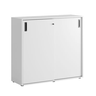 Skjutdörrskåp 120x40x107,5cm - vit