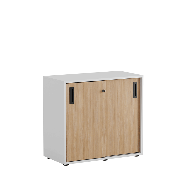 Skjutdörrskåp 80x40x72cm - ek