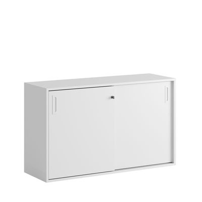Skjutdörrskåp 120x40x72cm - vit