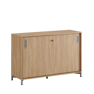 Skjutdörrskåp 120x40x72cm - Urban oak stomme/urban oak dörrar