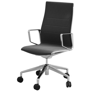 Styrelse - Konferensstol med hög rygg