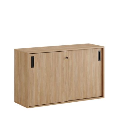 Skjutdörrskåp 120x40x72cm - Urban oak stomme/urban oak dörrar