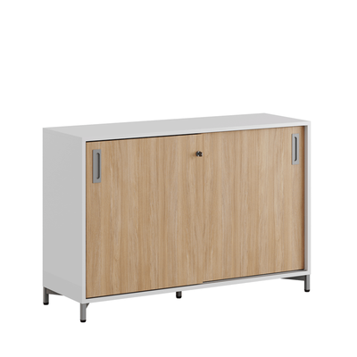 Skjutdörrskåp 120x40x72cm - ek