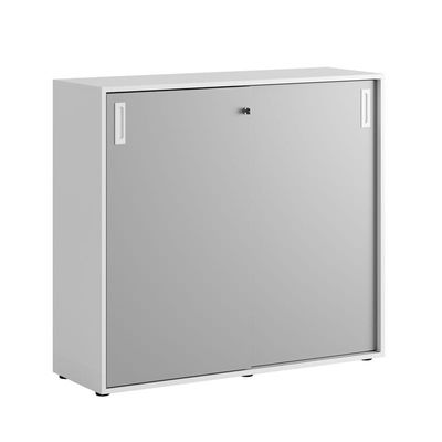 Skjutdörrskåp 120x40x107,5cm - grå