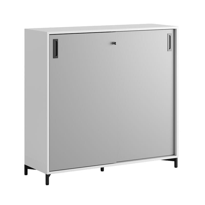 Skjutdörrskåp 120x40x107,5cm - grå