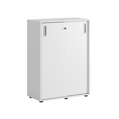 Skjutdörrskåp 80x40x107,5cm - vit