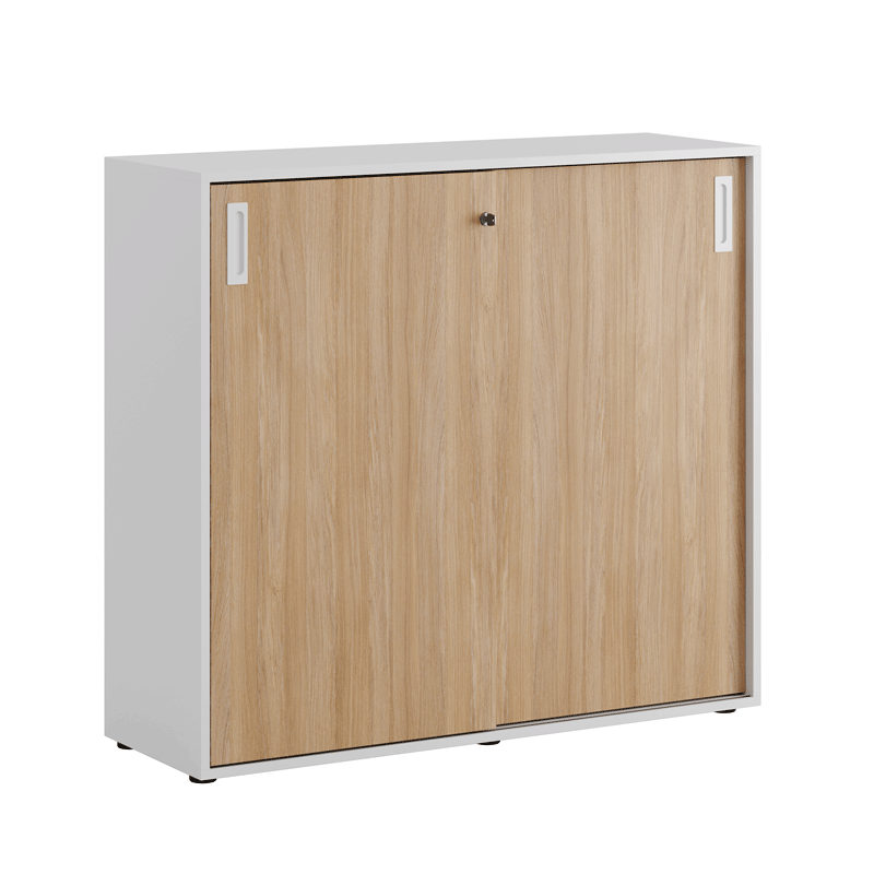 Skjutdörrskåp 120x40x107,5cm - Ek